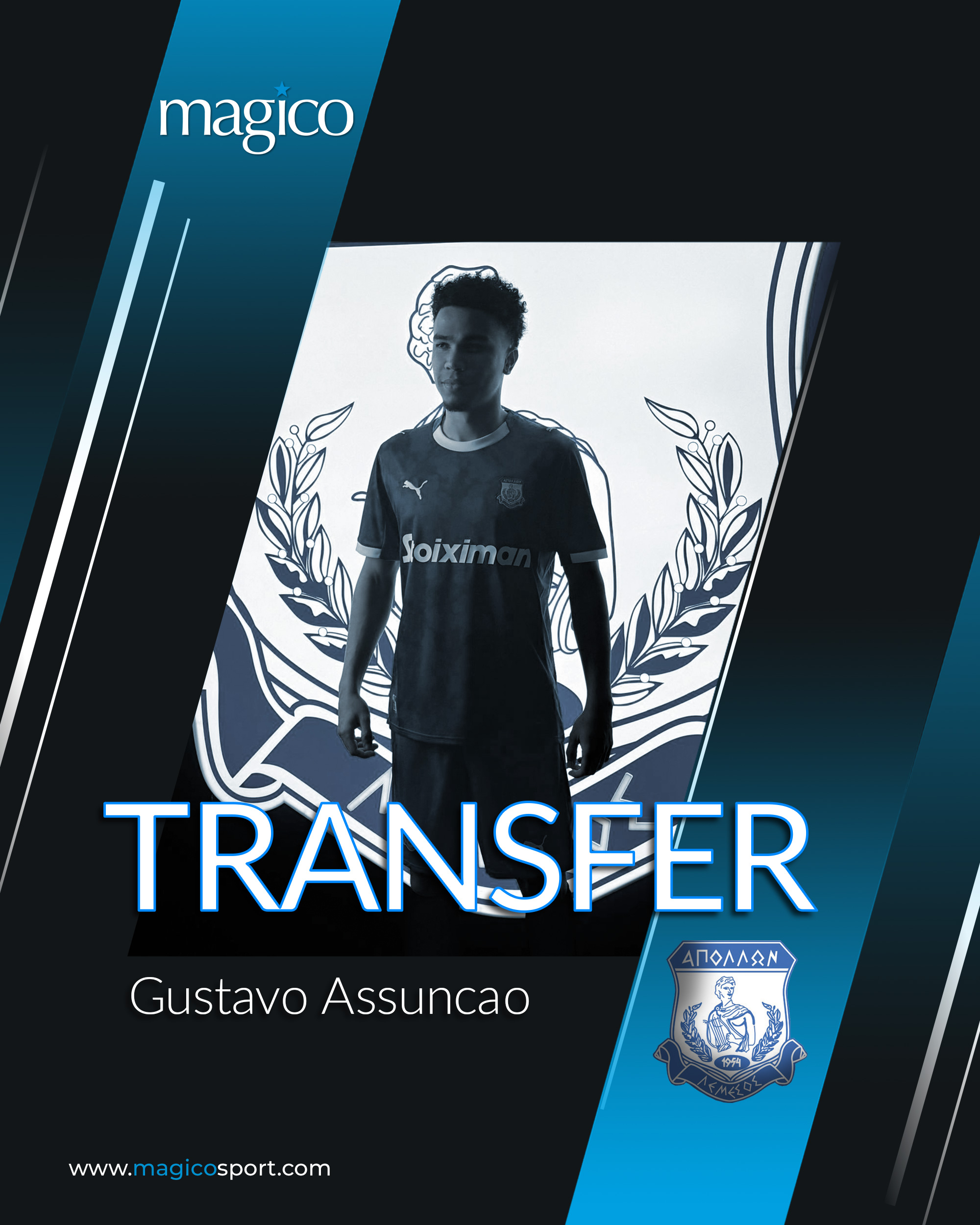 Gustavo Assunção to Apollon Limassol FC.