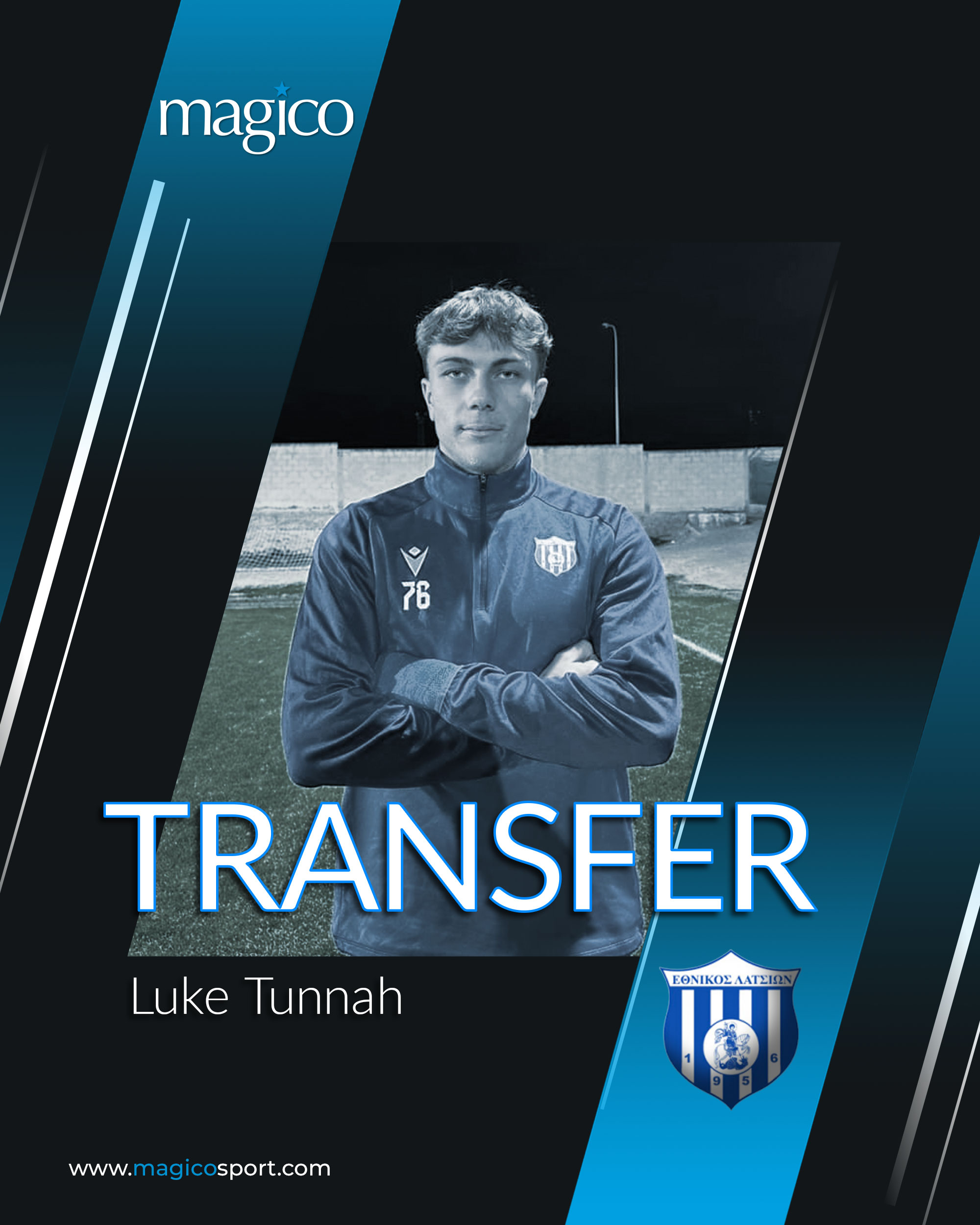 Luke Tunnah joins Ethnikos Latsion on loan!
