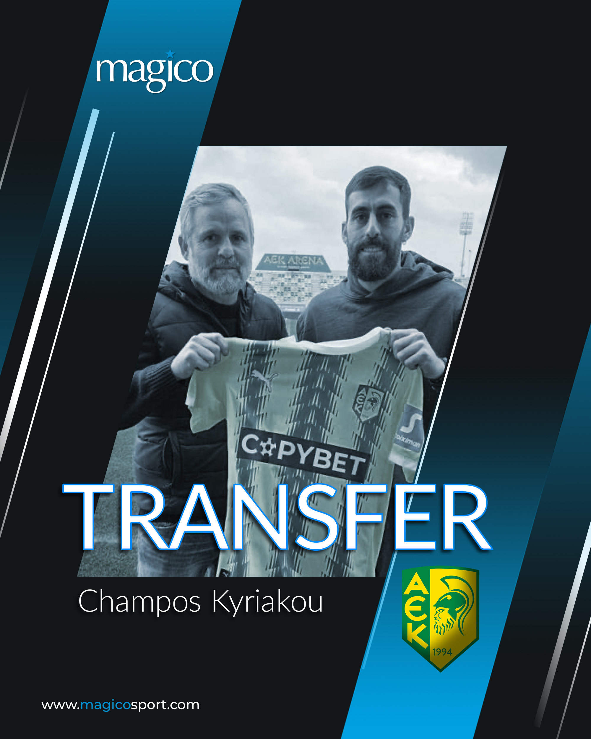 Charalampos Kyriakou signs for AEK Larnaca FC!